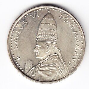 Vatican City Pope Paul VI Medal (b62-2)